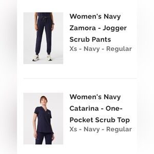 Figs Women's Navy Zamora Jogger Pants